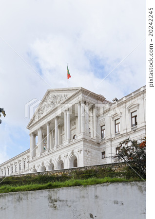 View of the monumental Portuguese Parliament 20242245