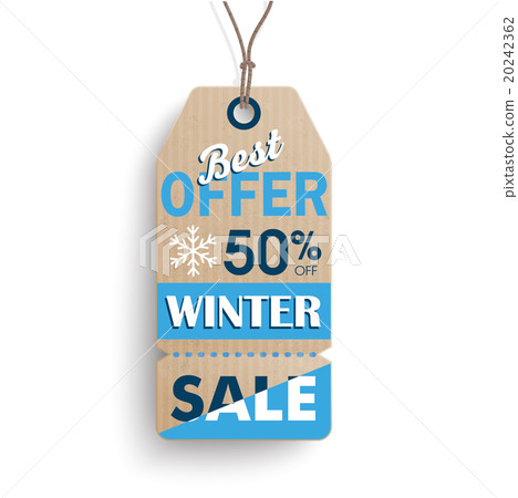 Carton Hanging Long Price Sticker Winter Sale Carton Hanging Long Price Sticker Winter Sale 20242362