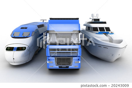 Transport. 3d render illustration 20243009