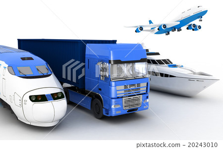 Transport. 3d render illustration 20243010