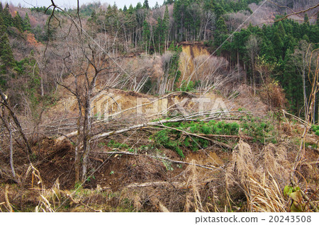 Landslides Nagano Prefecture Kamiro fault earthquake 20243508