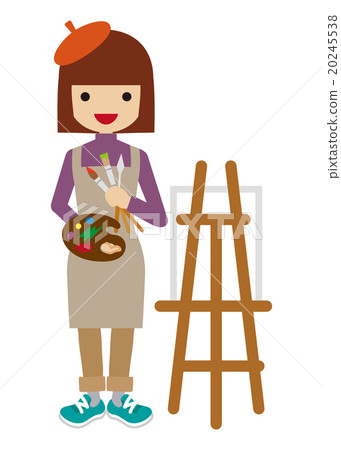 Painter - working woman Painter - working woman 20245538
