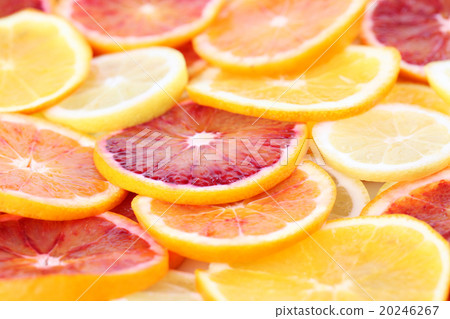 Citrus fruits background 20246267