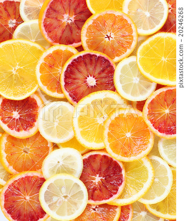 Citrus fruits background 20246268