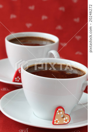 Coffee with hearts 20246272