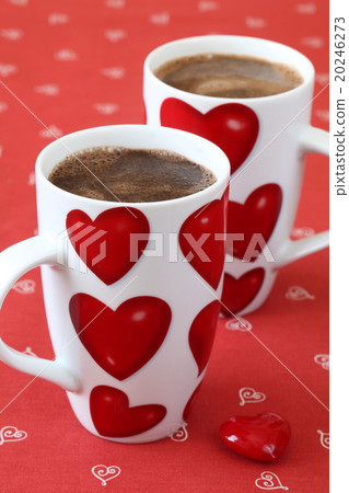 Coffee with hearts 20246273