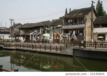 Scenic view of China's scenic landscape "Shichiho" near Shanghai 20246804