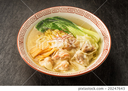 Shrimp wonton noodle won ton noodles Chinese food 20247643