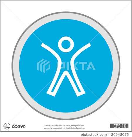 Pictograph of success people 20248075