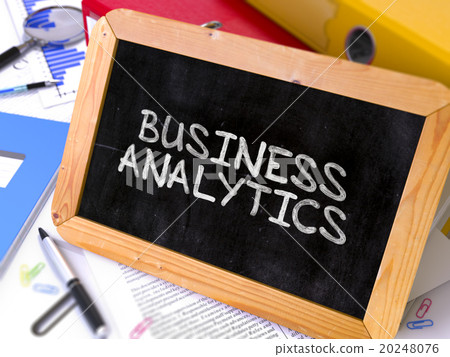 Business Analytics Handwritten by White Chalk on a 20248076