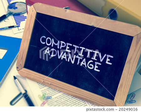Hand Drawn Competitive Advantage Concept on Small 20249016