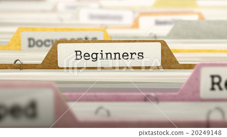 Folder in Catalog Marked as Beginners. Folder in Catalog Marked as Beginners. 20249148