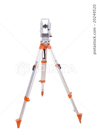 Survey equipment theodolite on a tripod.  20249520