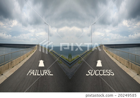 Concept of choice with crossroads Concept of choice with crossroads 20249585