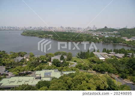 Landscape of the tourist attraction of China "Hangzhou" West Lake, Lu Ning Tower, Longjing 20249895