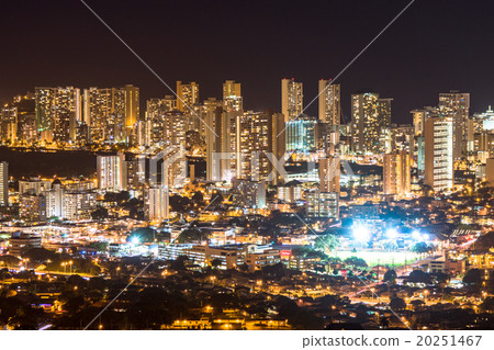 [Hawaii] Night view of Tantalus Hill, Oahu 20251467
