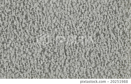 Gray background of digits - Stock Illustration [20251988] - PIXTA