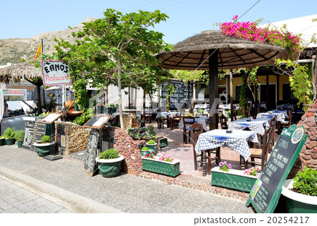 The outdoor restaurant near beach 20254217