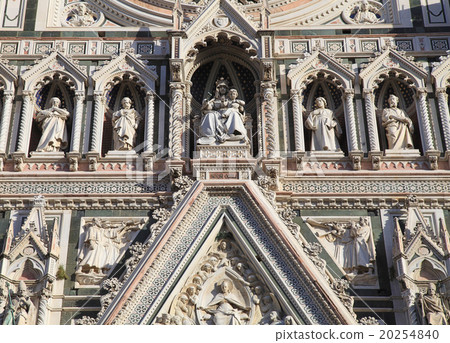 Main facade of Cathedral in Florence,Italy. Main facade of Cathedral in Florence,Italy. 20254840