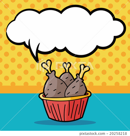 meat doodle, speech bubble meat doodle, speech bubble 20258218