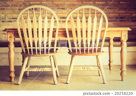 Wooden chair and table Wooden chair and table 20258220