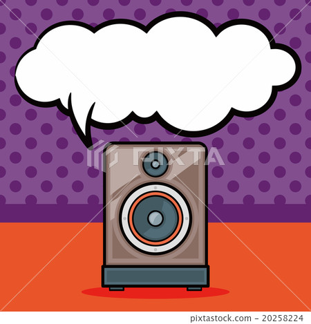 Stereo doodle, speech bubble Stereo doodle, speech bubble 20258224
