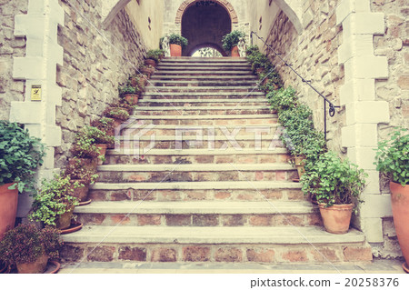 Concrete stair 20258376