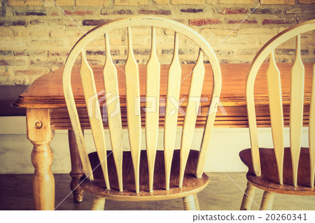 Wooden chair and table Wooden chair and table 20260341