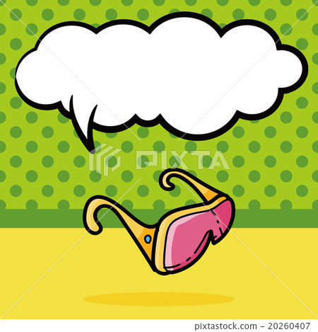 Goggle color doodle, speech bubble 20260407