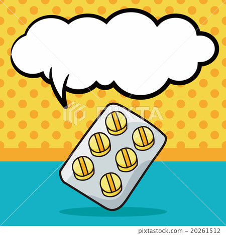 medicine color doodle, speech bubble medicine color doodle, speech bubble 20261512