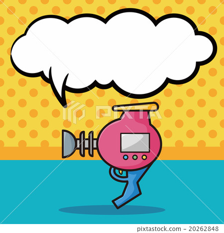 space gun doodle, speech bubble space gun doodle, speech bubble 20262848