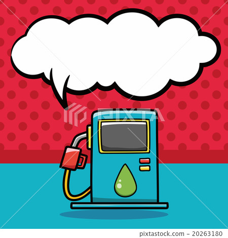 gasoline doodle, speech bubble 20263180