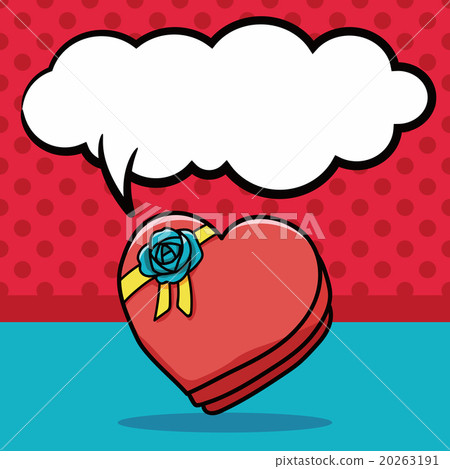 presents doodle, speech bubble presents doodle, speech bubble 20263191