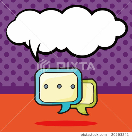 message doodle, speech bubble message doodle, speech bubble 20263241