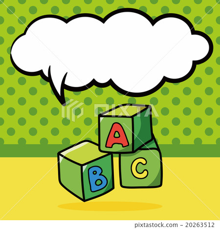 educational toys doodle, speech bubble educational toys doodle, speech bubble 20263512