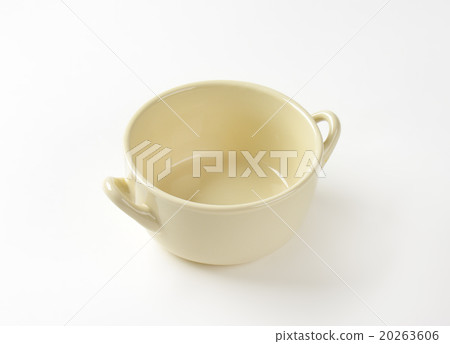 Beige Double Handle Soup Bowl 20263606