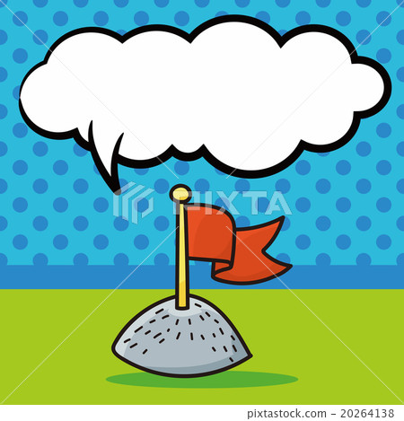 planet doodle, speech bubble 20264138