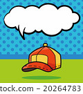 hat color doodle, speech bubble 20264783