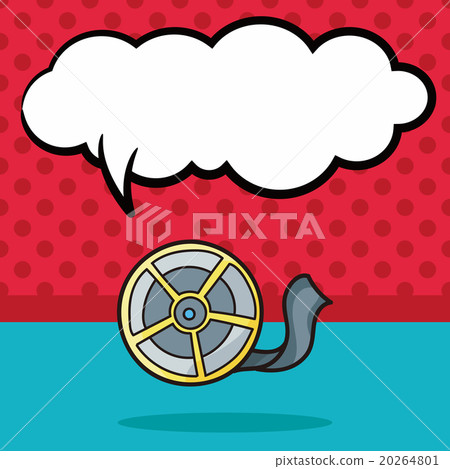 film tape doodle, speech bubble film tape doodle, speech bubble 20264801