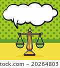 balance doodle, speech bubble 20264803