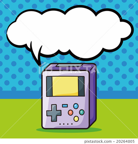 game controller doodle, speech bubble game controller doodle, speech bubble 20264805