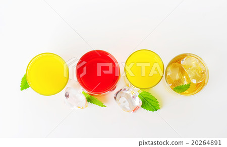 Variety of cold drinks Variety of cold drinks 20264891