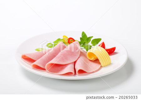Thin slices of ham Thin slices of ham 20265033
