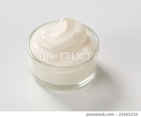 white cream in a bowl white cream in a bowl 20265210