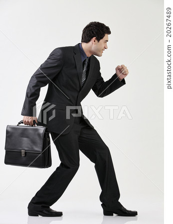 rushing to work 20267489