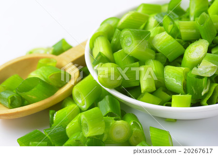 Chopped spring onions Chopped spring onions 20267617