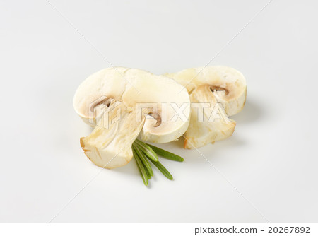Button mushroom slices Button mushroom slices 20267892