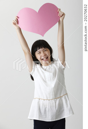 girl showing love 20270632