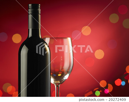 red wine with Christmas mood red wine with Christmas mood 20272409