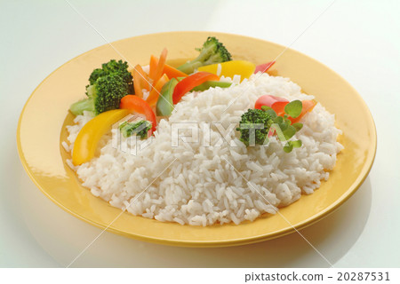 Boiled Rice with Vegetables 20287531